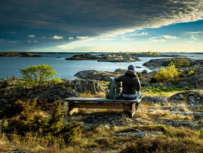 Stockholm Archipelago Trail, viewed from a bench on Landsort.